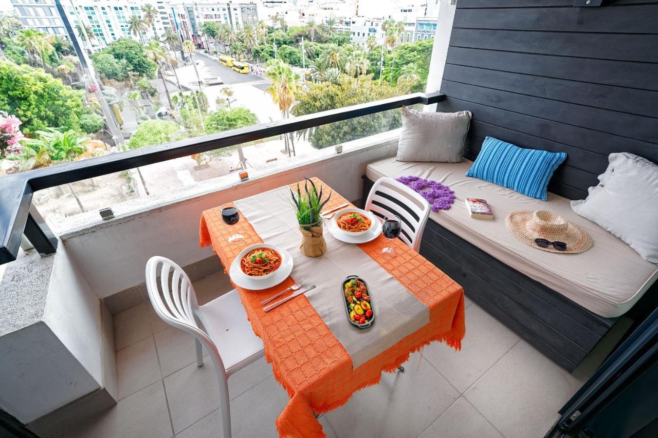 Estudio Con Terraza Vista Mar Las Palmas / Gran Canaria Exterior foto