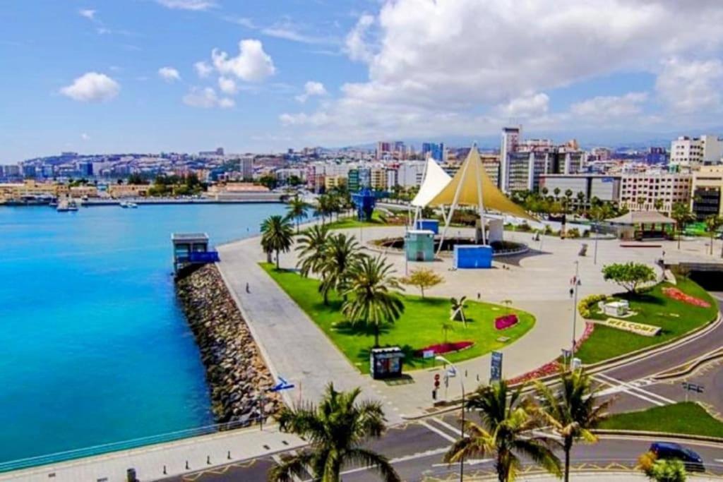 Estudio Con Terraza Vista Mar Las Palmas / Gran Canaria Exterior foto